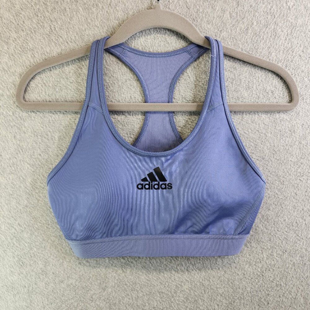 Adidas Sports Bra Womens XS Orbit Violet Dont Rest Alphaskin Padded Racerback